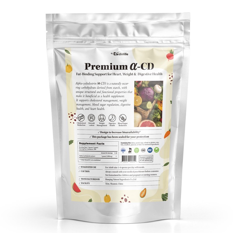 Earthville Premium Alpha CD Alpha Cyclodextrin Alpha CD Effectiveness 200g,