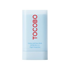 TOCOBO [TOCOBO] Barra solar suave de algodón SPF50+ PA+++ 0.67 onzas / 0.67 oz | Ingredientes naturales, antisebo, sensación mate suave | EWG Green + sin PEG, barra solar vegana coreana para la cara