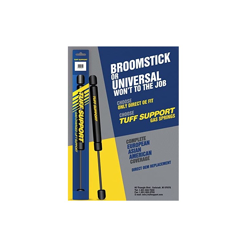 Tuff Support Trunk Lift Supports Compatible with: 2015-2017 Dodge Viper,