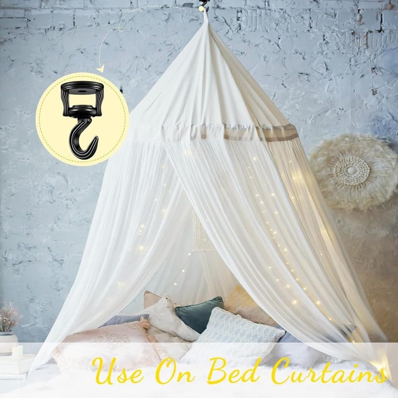 xelea Orchid Hook for Hanging Plants Swivel Hook for Ceiling