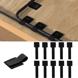 Neyiem Cable Clips, 20 Pieces, Cable Stand Velcro, Multi-functional, Cable Clips, Cable Recompression, For Home, Office, Cars, Peripheral Organization, Storage for Cable Fixers, 1.1 x 3.5 inches (2.8