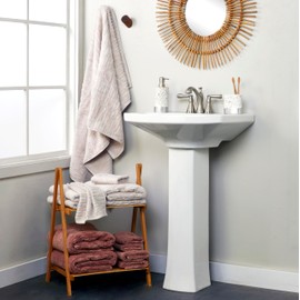 SKL Home CloudSoft Cotton Luxury 6-Piece Towel Set, Oatmeal