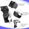 PERFETSELL 2 Pack 2.5 Inch Lock Hasp Metal Door Bolt