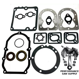 PERFORMANCE SAW SUPPLY COMPLETE GASKET SET WITH CRANKSHAFT SEALS VALVE SEALS FITS ONAN P220, P218, P216