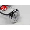 Universal Accents Custom Mini Clear Red Stainless Turn Stop Tail