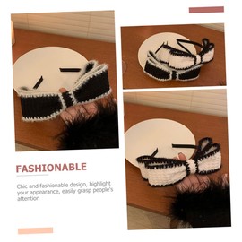 WOONEKY 2Pcs Bow Hair Band Elegant Headbands for Women Chic Hair Accessories for Fashionable Looks for Everyday Wear and Special Occasions