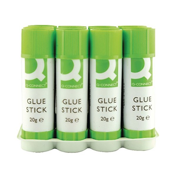 Q-Connect Glue Sticks KF10505Q, 20 g - Pack of 12