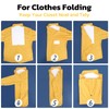 Svaldo White Shirt Folder Board, 8.5x14 inch, Pack of 25,