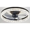 ZMISHIBO 19.7" Ceiling Fans with Lights, Low Profile Ceiling Fan