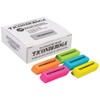 Ticonderoga Wedge Erasers, Neon Colors, 30 Count, Class Pack