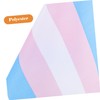 COHEALI 2 Sets Polyester Rainbow Pride Desk Flag Support Small