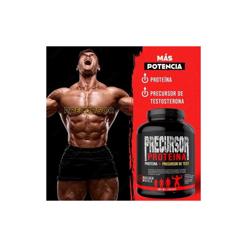 2.2 Kg Testo Precursor Testosterona + Prote Para Hombres