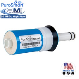 PuroSmart Replacement RO Membrane High Flow System | High Flow 50 GPD | Fits Countertop and Faucet Mount Systems Applied Membranes, Inc. Model 502026-HF
