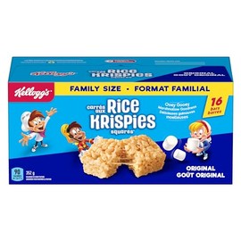 Kellogg's® Rice Krispies Squares® Bars Original, Family Size 352 g, 16 Bars