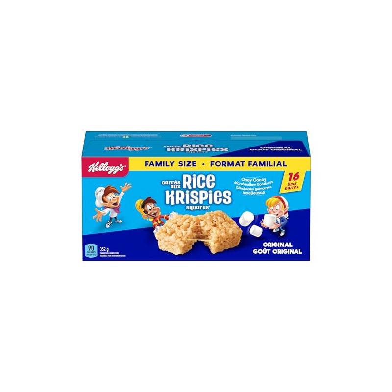 Kellogg's® Rice Krispies Squares® Bars Original, Family Size 352 g,