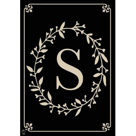 Briarwood Lane Classic Monogram Letter S House Flag Double-Sided House Flag
