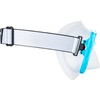 Cressi Fiji Unisex Adult Snorkel Mask, Transparent/Aquamarine, One Size
