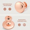 Probrico 5 Pack Copper Cabinet Door Knobs Furniture Drawer Handle