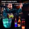 FYSHINE LED Drink Coaster, 60 Pack White, Round, Plastic, 24+