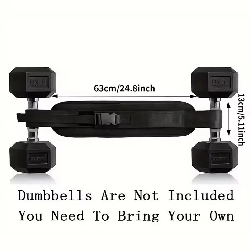 Adjustable Weighted Hip Thrust Waist Belt for Home Gym Workouts