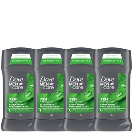 Dove Men + Care Dove Men+Care Antiperspirant Stick for 72h sweat & odour protection Extra Fresh with Triple Action moisturizer to help prevent skin irritation caused by dryness, 76g (Pack of 4)