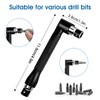 Flexible Drill Bit Extension, 11.6 inch Super Bit Screwdriver Extension