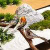 TUESMEILL Artificial Birds for Crafts Clip On Bird Ornaments Artificial