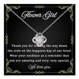 To My Maid Of Honor Necklace, Wedding Day Gift For Junior Bridesmaids, Will You Be My Bridesmaid?