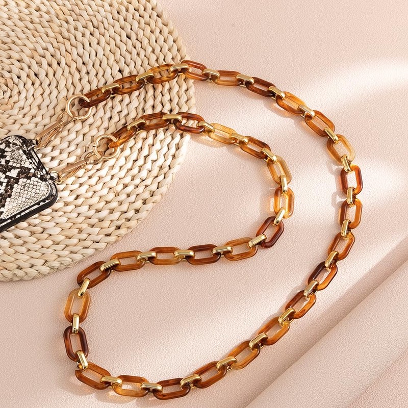 Turkalla Phone Crossbody Chain Cell Phone Lanyard,Acrylic Shouder Strap Universal