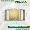 PATIKIL Metal Buckle, 4 Pack Quick Side Release Clips for