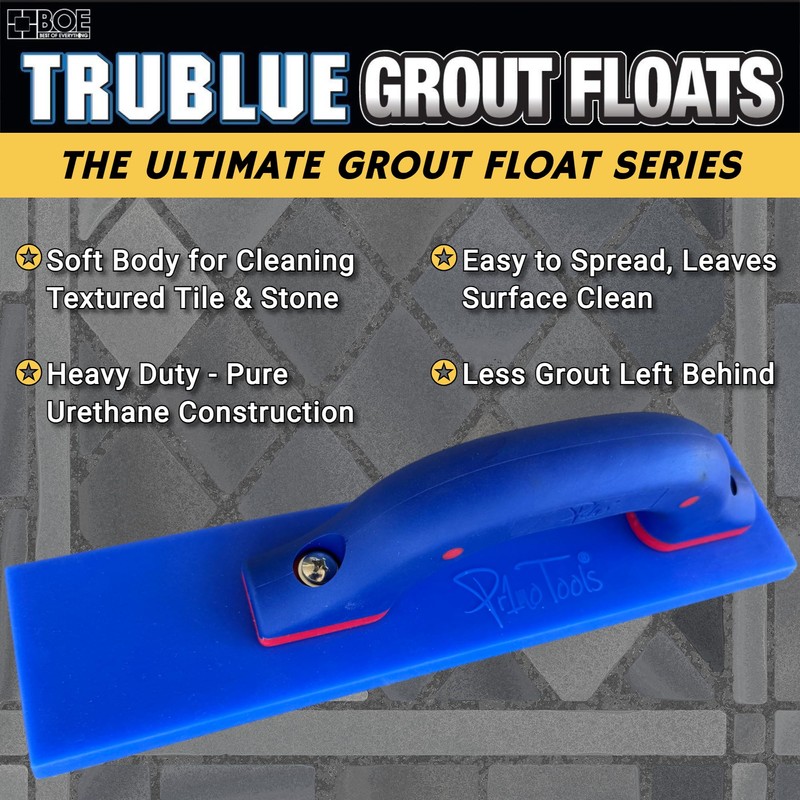 TruBlue Urethane Grout Float for Tile, Soft and Flexible Tile