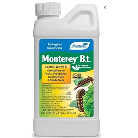 Monterey B.T. 1 Pint - Bacillus Thuringiensis Organic Insect Pest Control pt BT