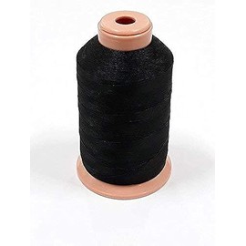 All Purpose Extra Strong Heavy Duty Bonded Black Sewing Thread Great for Quilting,Upholstery, Leather, Denim, Marine, Outdoor and Camping Products. T70#69 210D/3PLY 1400 Yards.