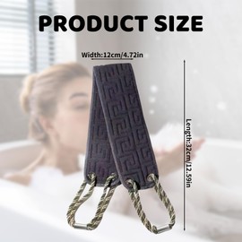 Shower Back Scrubber,Exfoliator Scrub Bath Tool,Exfoliating Washcloth Bathing,Towel Brush Cleaning Exfoliater Rub,no Adjustable Strap Shape Tools,Scrubbing Washcloths,for Men Women Body Exfoliation