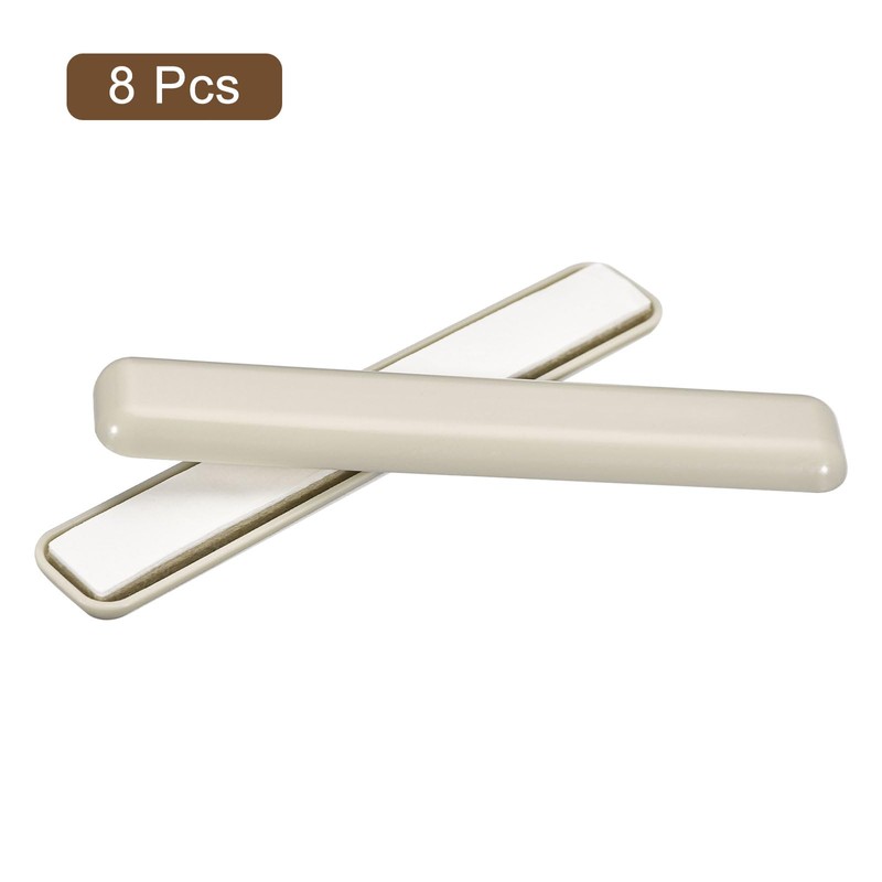 uxcell Furniture Sliders, 8Pcs 2/3" x 3 8/9" - Plastic