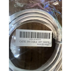 Junk Drawer: Cat5e Patch Cable - (RJ45 M/M) - White - 10 ft