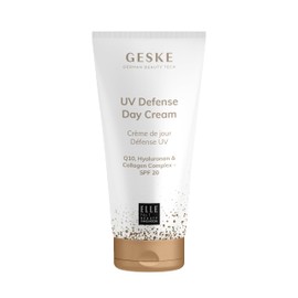 GESKE UV Defense Day Cream SPF 20 Q10 Face Cream with Collagen Anti-Wrinkle Cream Moisturising Skin Cream Vegan Formula Cruelty Free Complements GESKE SmartAppGuided™ Devices
