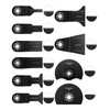 QWORK® 100 Pieces Multitool Saw Blades, Multifunctional Tool Accessories Oscillating