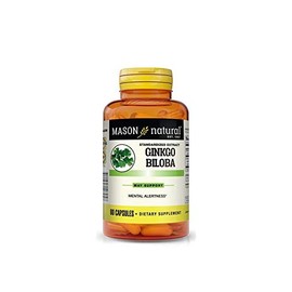 Mason Vitamins Ginkgo Biloba Capsules, 60 Count Bottle