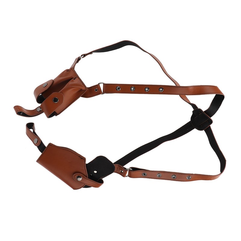 Shoulder Shooting Tool Bag PU Leather with Adjustable Shoulder Strap