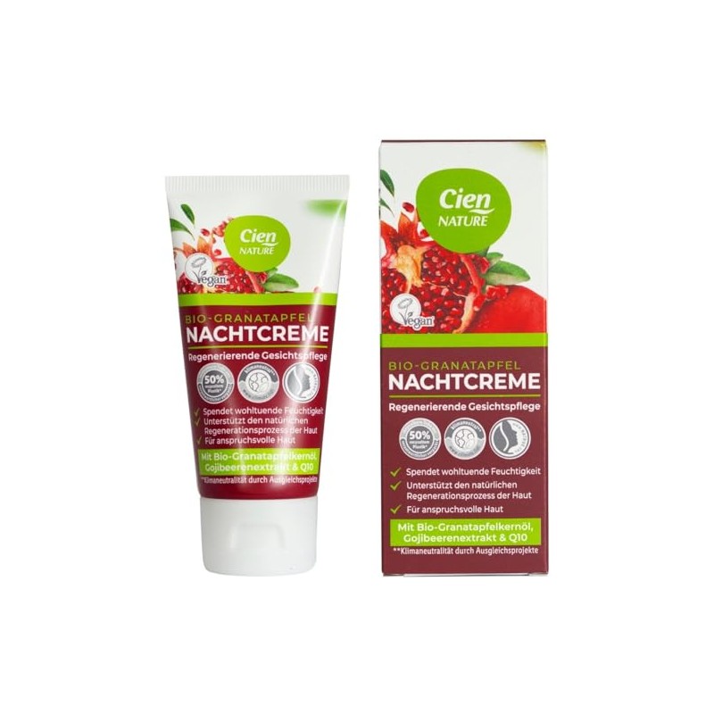 Cien Set Day and Night Cream Organic Pomegranate, Firming Face