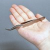 Hozan P-652 Reverse Action Tweezers, Total Length: 4.5 inches (115