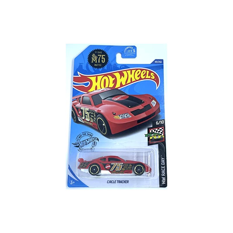 Hot Wheels- Circle Tracker- HW Race Day 6/10 [Red]- 101/250