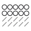 EMSea 10 Pairs Replacement O-Ring & Pin 3mm Impact Ring