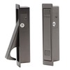Dontay 2 Pack Pocket Door Handles,Press Finger Edge Pull, Push