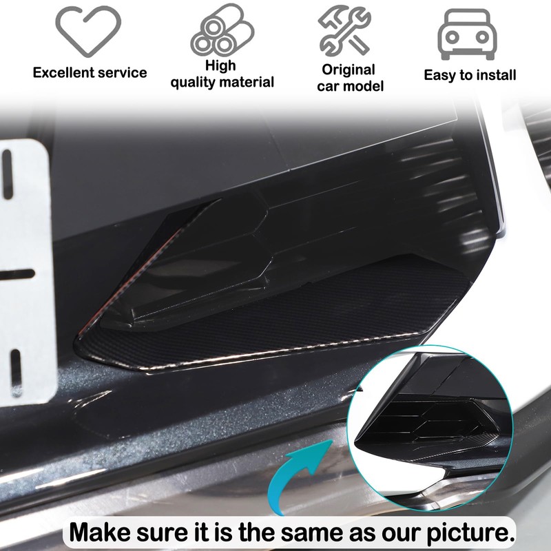 Hudiriy Car Front bumper middle air intake grille decorative frame