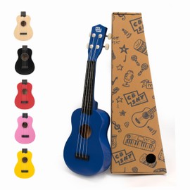 CB Sky Soprano Ukulele 21"/53cm beginners, students kids guitar (Blue)