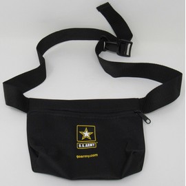 US Army NEW Black US Army Fanny Pack Belly Bag Hiking Waist Butt Belt Hip Pouch Sport ++