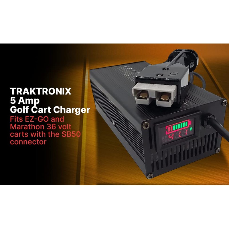 36V EZGO Marathon Golf Cart Battery Charger with SB50 Connector