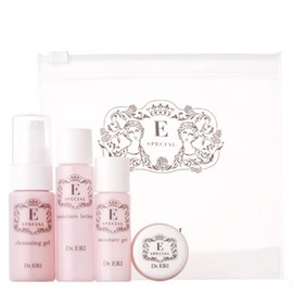 E-Special Basic Care Line Trial Set of 4 (Facial Cleanser, Lotion, Beauty Serum, Moisturizing Cream), Skin Care Set, Doctor's Cosmetics, Trial, Simple Care
